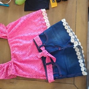 Limited Too Little Girls short set